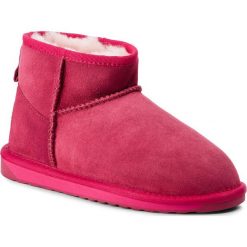 Buty EMU AUSTRALIA - Stinger Micro W10937 Fuchsia. Czerwone buty zimowe damskie EMU Australia, ze skóry, na niskim obcasie. Za 559,00 zł.