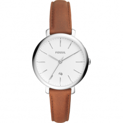 Zegarek FOSSIL - Jacqueline ES4368 Brown/Silver. Szare zegarki damskie Fossil, ze stali. W wyprzedaży za 319,00 zł.