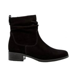 Gabor Botki Czarny female czarny 39. Czarne botki damskie Gabor, z gumy, eleganckie, bez obcasa, na zamek. Za 543,48 zł.
