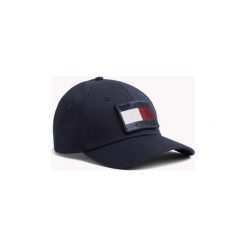 Czapki z daszkiem Tommy Hilfiger AW0AW06182 SWAP PATCH. Niebieskie czapki damskie TOMMY HILFIGER, bez wzorów. Za 183,72 zł.