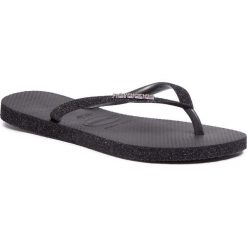 Japonki HAVAIANAS - Slim Sparkle Fc 41447340090 Black. Czarne klapki damskie Havaianas, z aplikacjami, z tworzywa sztucznego, bez obcasa. Za 119,00 zł.