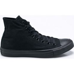 Converse - Trampki. Czarne trampki męskie Converse, bez wzorów, z materiału, na sznurówki. W wyprzedaży za 239,90 zł.