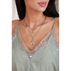 Łańcuszek damski DOLPHIN SILVER. Szare łańcuszki damskie IVET, pozłacane. W wyprzedaży za 19,00 zł.