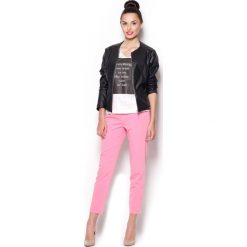 Czarna Kurtka Typu Bomber. Czarne kurtki damskie FIGL, s, bez wzorów, z elastanu. Za 152,90 zł.