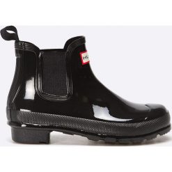 Hunter - Kalosze Chelsea. Czarne kalosze damskie marki Hunter, z gumy. Za 379,90 zł.