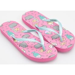 Klapki dziewczęce: Japonki pusheen - Różowy