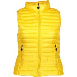 Kamizelka w kolorze żółtym. Żółte kamizelki damskie marki Cashmere & Jackets, s, bez wzorów, bez kaptura. W wyprzedaży za 162,95 zł.