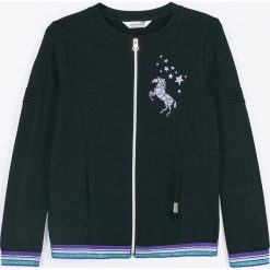 Coccodrillo - Bluza dziecięca 128-158 cm. Czarne bluzy dziewczęce COCCODRILLO, z nadrukiem, z dzianiny, bez rękawów, bez kaptura. Za 89,90 zł.