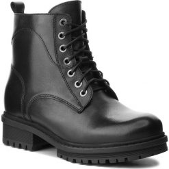Trapery LASOCKI - SM-D754 Black. Czarne trapery damskie Lasocki, ze skóry, bez obcasa, bez zapięcia. Za 329,99 zł.