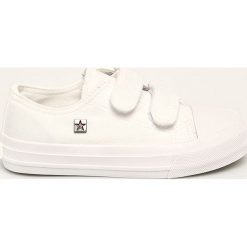 Big Star - Tenisówki dziecięce. Białe trampki dziewczęce BIG STAR, bez wzorów, z gumy, bez zapięcia. Za 109,90 zł.