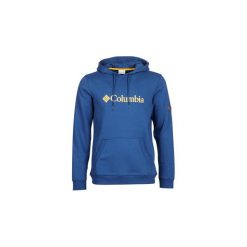 Bluzy Columbia CSC BASIC LOGO HOODIE. Niebieskie bluzy męskie Columbia, s, bez wzorów, bez kołnierzyka, bez rękawów, bez kaptura. Za 207,20 zł.