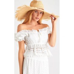 KAPELUSZ patrizia pepe. Kapelusze damskie Patrizia Pepe, bez wzorów, eleganckie. W wyprzedaży za 719,20 zł.