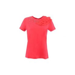 T-shirty z krótkim rękawem Twin Set JS82RS. Czerwone t-shirty damskie Twin Set, s, bez wzorów, bez kołnierzyka. Za 363,31 zł.