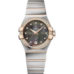 ZEGAREK OMEGA CONSTELLATION OMEGA CO-AXIAL 123.25.27.20.57.006. Białe zegarki damskie marki OMEGA, złote. Za 38500,00 zł.