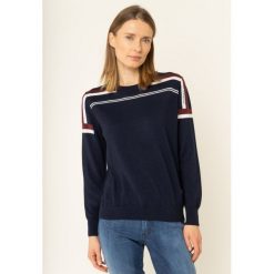 Sweter G-Star Raw Siva D14506-B589-4348. Niebieskie swetry damskie G-Star RAW, s, bez wzorów, z wełny, klasyczne, bez rękawów, bez kaptura. W wyprzedaży za 239,00 zł.
