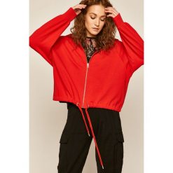 Medicine - Bluza Basic. Czerwone bluzy damskie MEDICINE, s, bez wzorów, z bawełny, bez rękawów, z kapturem. W wyprzedaży za 84,90 zł.