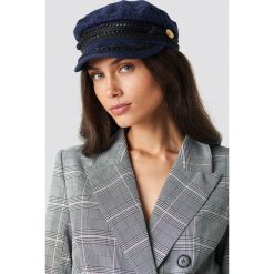 WOS Czapka Vega - Blue,Navy. Niebieskie czapki z daszkiem damskie WOS, ze sztruksu. Za 202,95 zł.