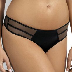 Figi klasyczne Onyx. Brązowe figi damskie marki Kinga, z bawełny. Za 55,99 zł.