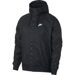 Kurtka Nike NSW Windrunner Hooded (AR2191-010). Czarne kurtki męskie Nike, m, bez wzorów, z nylonu, bez kaptura. Za 329,99 zł.