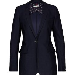 Żakiet TOMMY HILFIGER Th Cool WW0WW27560. Niebieskie marynarki damskie TOMMY HILFIGER, bez wzorów, z bawełny. Za 1299,00 zł.