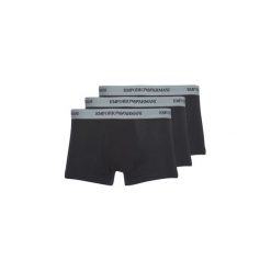 Bokserki Emporio Armani CC717-111357-00120. Czarne bokserki męskie Emporio Armani, bez wzorów. Za 189,00 zł.