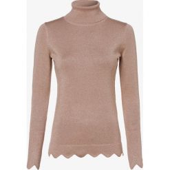 Marie Lund - Sweter damski, beżowy. Brązowe swetry damskie Marie Lund, xxl, bez wzorów, bez rękawów, bez kaptura. Za 129,95 zł.