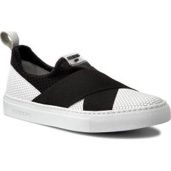 Sneakersy ICEBERG - Serena 17EID1010A Hero Bianco. Czarne półbuty damskie Iceberg, bez wzorów, ze skóry, bez obcasa, na płaskiej podeszwie, bez zapięcia. W wyprzedaży za 599,00 zł.