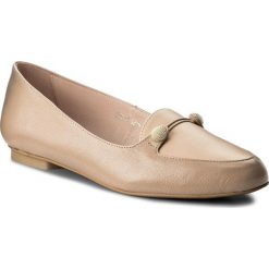 Półbuty SERGIO BARDI - Fubine SS127340118SS 103. Brązowe mokasyny damskie Sergio Bardi, z aplikacjami, ze skóry, bez obcasa, na płaskiej podeszwie, bez zapięcia. W wyprzedaży za 159,00 zł.