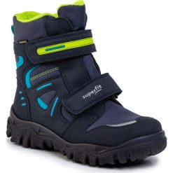 Śniegowce SUPERFIT - GORE-TEX 5-09080-80 S Blau/Grün. Niebieskie śniegowce chłopięce Superfit, bez zapięcia, gore-tex. W wyprzedaży za 269,00 zł.