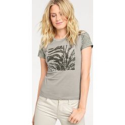 T-shirty damskie: Koszulka w kolorze beżowym