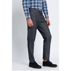Trussardi - Spodnie. Niebieskie spodnie męskie Trussardi, na co dzień, l, bez wzorów, z elastanu, casualowe. W wyprzedaży za 249,90 zł.