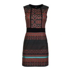 Sukienki: Desigual Sukienka Damska Sm Birmania 34 Czerwony
