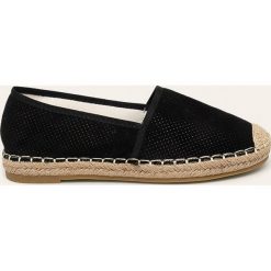 Answear - Espadryle Guapissima. Czarne espadryle damskie ANSWEAR, bez wzorów, z gumy, bez obcasa, na obcasie. W wyprzedaży za 69,90 zł.