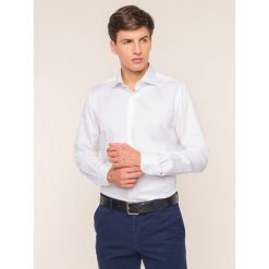 Koszula Tommy Hilfiger Tailored Pure TT67870366. Białe koszule męskie Tommy Hilfiger Tailored, m, bez wzorów, z bawełny, biznesowe, bez kołnierzyka, bez rękawów. W wyprzedaży za 169,00 zł.