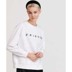 Bluza Friends - Kremowy. Białe bluzy damskie Reserved, s, bez wzorów, bez rękawów, bez kaptura. Za 89,99 zł.