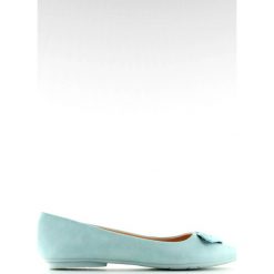 Baleriny damskie sweet lips niebieskie FM217-6 Blue. Niebieskie baleriny damskie ButyModne, bez wzorów, ze skóry ekologicznej, bez obcasa. W wyprzedaży za 59,00 zł.