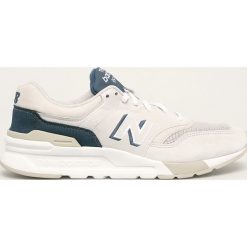 New Balance - Buty CM997HEN. Białe sneakersy męskie New Balance, ze skóry, na sznurówki. Za 369,90 zł.