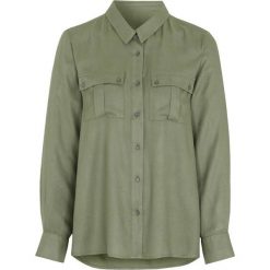 Cellbes Koszula z guzikami, z długimi rękawami khaki female zielony 42/44. Zielone koszule damskie Cellbes, s, bez wzorów, z wiskozy, bez kołnierzyka, z długim rękawem. Za 159,00 zł.