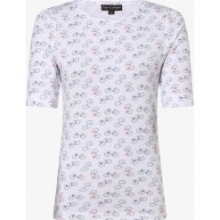 Franco Callegari - T-shirt damski, biały. Białe t-shirty damskie Franco Callegari, z nadrukiem, z materiału, bez kołnierzyka. Za 89,95 zł.