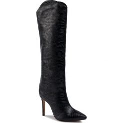 Kozaki SCHUTZ - S 01723 0372 0003 U Black. Czarne kozaki damskie Schutz, ze skóry, bez obcasa, na obcasie, bez zapięcia. W wyprzedaży za 619,00 zł.