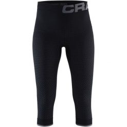 Craft Spodnie Termoaktywne Knickers Warm Intensity Black L. Czarne getry damskie termoaktywne Craft, s, ze skóry. W wyprzedaży za 129,00 zł.