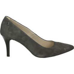 Czółenka - 2647 GR30 J18. Szare buty ślubne damskie Venezia, ze skóry. Za 299,00 zł.