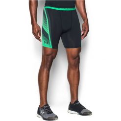 Spodenki sportowe męskie: Under Armour Spodenki męskie Supervent Black/Green r. L (1289573002)