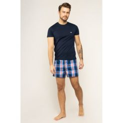 Piżama Emporio Armani Underwear 111339 0P576 65410. Niebieskie piżamy męskie Emporio Armani Underwear, m, bez wzorów, z bawełny, bez rękawów. Za 399,00 zł.