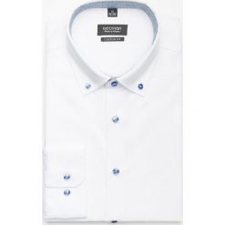 Koszula bexley 2533 długi rękaw custom fit biały. Białe koszule męskie Recman, m, bez wzorów, bez kołnierzyka, z długim rękawem. Za 159,00 zł.