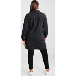 Koszule wiązane damskie: Zizzi ZMASJA Koszula dark grey denim