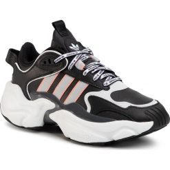 Buty adidas - Magmur Runner W EG5434 Cblack/Gretwo/Glopnk. Czarne półbuty damskie Adidas, na co dzień, bez wzorów, ze skóry ekologicznej, bez obcasa, bez zapięcia. Za 499,00 zł.