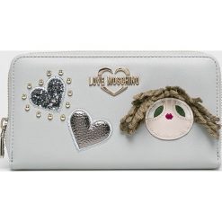 Love Moschino - Portfel. Szare portfele damskie marki Love Moschino, z materiału. Za 439,90 zł.