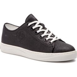 Sneakersy LIU JO - Tyra 03 B19027 TX007 Black 22222. Czarne półbuty damskie Liu Jo, ze skóry. W wyprzedaży za 339,00 zł.