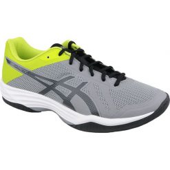 Buty do siatkówki Asics Gel-Tactic M B702N-9695. Szare buty sportowe męskie Asics, z materiału, bez zapięcia, do siatkówki. W wyprzedaży za 369,00 zł.